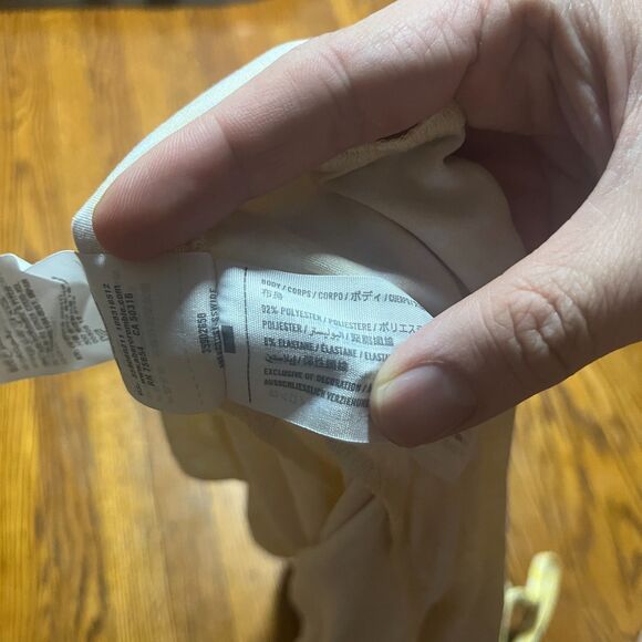 Hollister Women's Yellow White Polka Dot Tiered Cami Sundress Size S Regular - Picture 5 of 8